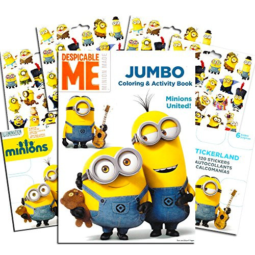 Despicable Me Minions Coloring Book with Stickers ~ Over 295 Stickers!