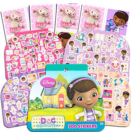 Doc McStuffins Stickers Party Favors Pack -- Over 300 Doc McStuffins Fun Stickers (Party Supplies)