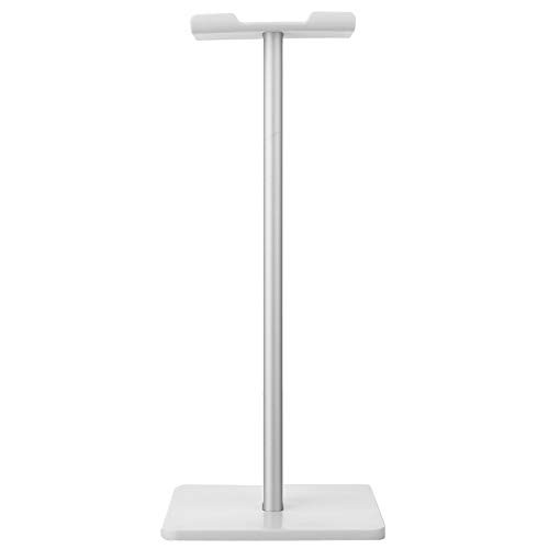 OCUhome Headphone Stand, Headset Holder, Headphone Stand Earphone Hanger Aluminum Headset Table Display Stand Holder Rack for All Headphones Size White