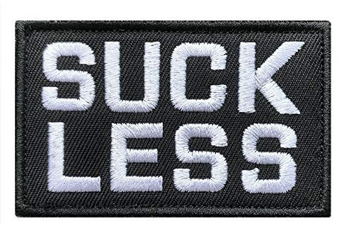 Antrix SK Less Tactical Applique Fastener Hook and Loop Patch Embroidered Military Suck Less Emblem Badge Patch -3.15"x2" Antrix SK Less Tactical Applique Fastener Hook and Loop Patch Embroidered Military Suck Less Emblem Badge Patch -3.15"x2"