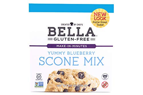 Bella Gluten Free, Mix Scone Blueberry Gluten-Free, 8.5 Ounce