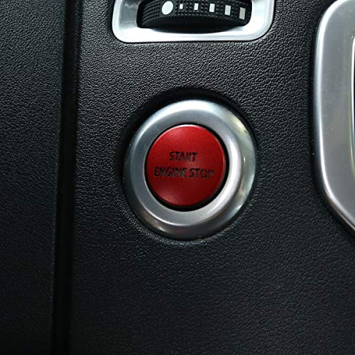 Aluminum Alloy Red Car Engine Start Stop Button Cover Sticker for Land Rover Discovery 4 2010 2011 2012 2013 2014 2015 2016 Range Rover Sport 2010 2011 2012 2013 Aluminum Alloy Red Car Engine Start Stop Button Cover Sticker for Land Rover Discovery 4 2010 2011 2012 2013 2014 2015 2016 Range Rover Sport 2010 2011 2012 2013