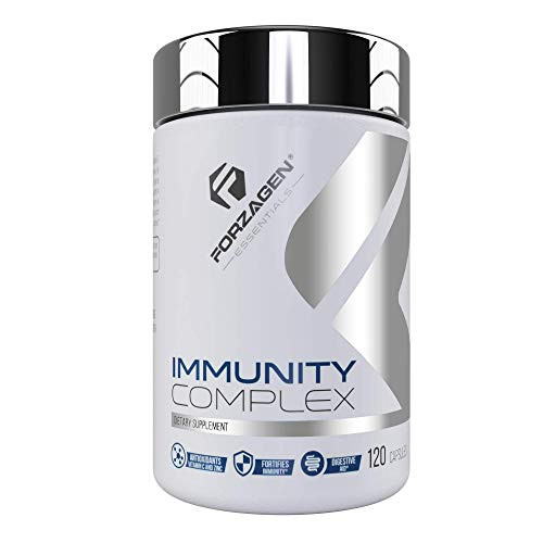 Forzagen Immunity Complex - 120 Capsules - Vitamin C - Zinc - Elderberry - Ginger - Immunity Shield