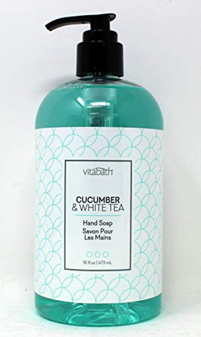 Vitabath Hand Soap 16 fl oz/473 mL (Cucumber and Green Tea) Vitabath Hand Soap 16 fl oz/473 mL (Cucumber and Green Tea)