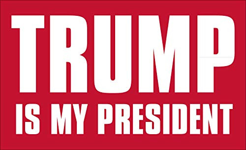 Magnet 3x5 inch Trump is My President Bumper Sticker - Anti Hillary pro Donald Won Win Magnetic Magnet Vinyl Sticker