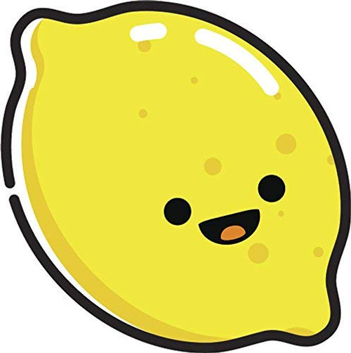 EW Designs Magnet Happy Cute Kawaii Fruit Cartoon Emoji - Lemon Magnetic Vinyl Magnet Bumper Sticker (4" Wide) EW Designs Magnet Happy Cute Kawaii Fruit Cartoon Emoji - Lemon Magnetic Vinyl Magnet Bumper Sticker (4" Wide)