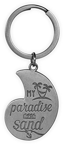 AngelStar Coastal Key Chain-My Paradise Has Sand