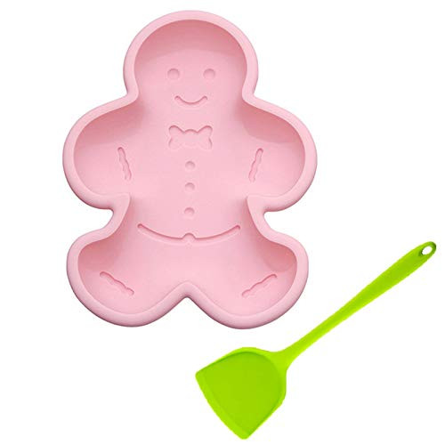 IGUFSDIG 1Set Silicone Cake Pan Quick Release Baking Pans Cake Mold Baking Bakeware Pan Round Silicone Cake Pans Silicone Cake Molds for Baking,Pink Gingerbread Man IGUFSDIG 1Set Silicone Cake Pan Quick Release Baking Pans Cake Mold Baking Bakeware Pan Round Silicone Cake Pans Silicone Cake Molds for Baking,Pink Gingerbread Man