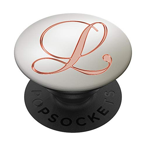 L Pink Pearl White Grey Initial Monogram Capital Letter Name PopSockets Grip and Stand for Phones and Tablets L Pink Pearl White Grey Initial Monogram Capital Letter Name PopSockets Grip and Stand for Phones and Tablets