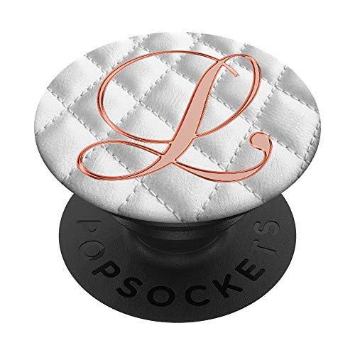 L Pink White Abstract Initial Monogram Capital Letter Name PopSockets Grip and Stand for Phones and Tablets L Pink White Abstract Initial Monogram Capital Letter Name PopSockets Grip and Stand for Phones and Tablets