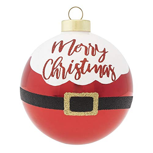 kat Plus annie Merry Christmas Santa Round, Red