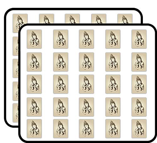 Praying Hands and Faith Religion Art Decor Sticker for Scrapbooking, Calendars, Arts, Kids DIY Crafts, Album, Bullet Journals 50 Pack Praying Hands and Faith Religion Art Decor Sticker for Scrapbooking, Calendars, Arts, Kids DIY Crafts, Album, Bullet Journals 50 Pack