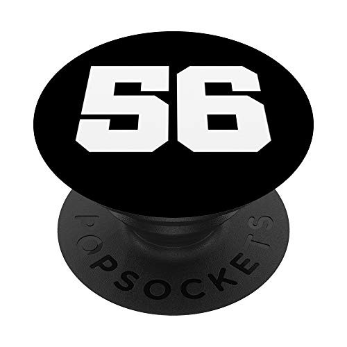 Sports Number 56 PopSockets PopGrip: Swappable Grip for Phones  and  Tablets