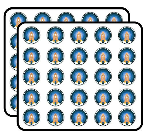 Praying Hands Label Religion Art Decor Sticker for Scrapbooking, Calendars, Arts, Kids DIY Crafts, Album, Bullet Journals 50 Pack Praying Hands Label Religion Art Decor Sticker for Scrapbooking, Calendars, Arts, Kids DIY Crafts, Album, Bullet Journals 50 Pack
