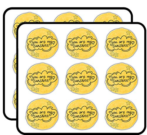 You are My Sunshine Slogan Art Decor 2" Each Sticker for Scrapbooking, Calendars, Arts, Kids DIY Crafts, Album, Bullet Journals 18 Pack You are My Sunshine Slogan Art Decor 2" Each Sticker for Scrapbooking, Calendars, Arts, Kids DIY Crafts, Album, Bullet Journals 18 Pack