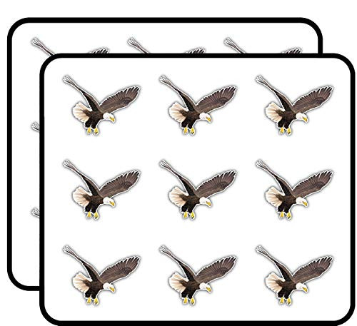 Bald Eagle Art Decor 2" Each Sticker for Scrapbooking, Calendars, Arts, Kids DIY Crafts, Album, Bullet Journals 18 Pack Bald Eagle Art Decor 2" Each Sticker for Scrapbooking, Calendars, Arts, Kids DIY Crafts, Album, Bullet Journals 18 Pack