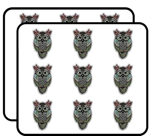 Patterned Owl Art Decor 2" Each Sticker for Scrapbooking, Calendars, Arts, Kids DIY Crafts, Album, Bullet Journals 18 Pack Patterned Owl Art Decor 2" Each Sticker for Scrapbooking, Calendars, Arts, Kids DIY Crafts, Album, Bullet Journals 18 Pack