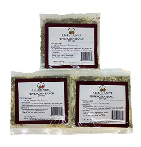 A Blend Above Peppercorn Ranch Dip Mix, 1oz, (3 Pack)