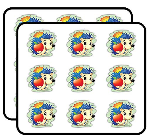 Funny Hedgehog Cartoon 2" 18 Pack Planner Calender Scrapbooking Crafting Stickers
