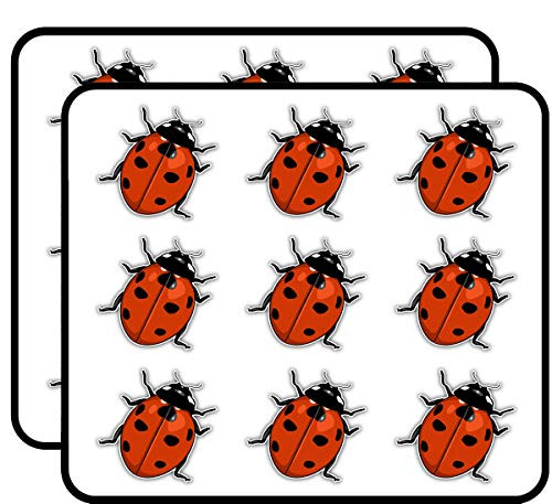 Ladybug Cartoon 2" 18 Pack Planner Calender Scrapbooking Crafting Stickers