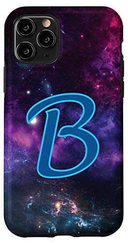 iPhone 11 Pro Letter B - galaxy nebula space universe cosmos stars sphere Case