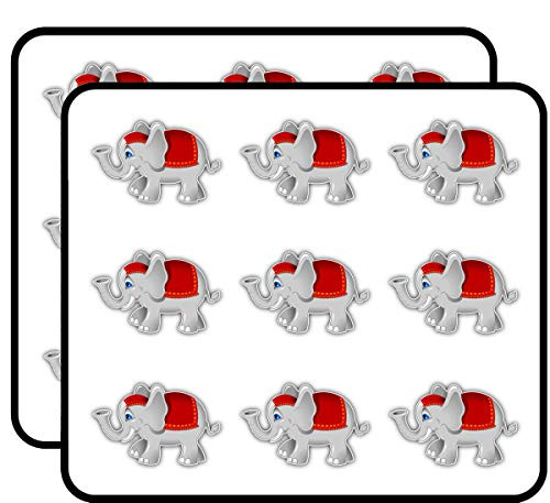 Elephant Funny Cartoon 2" 18 Pack Planner Calender Scrapbooking Crafting Stickers