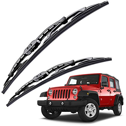 For Jeep Wrangler Windshield Wiper Blades - 15"Plus15" Front Window Wiper - fit 2007-2017 Vehicles - OTUAYAUTO Factory Aftermarket For Jeep Wrangler Windshield Wiper Blades - 15"Plus15" Front Window Wiper - fit 2007-2017 Vehicles - OTUAYAUTO Factory Aftermarket