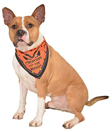Rubie's 886851-M-L Costume Co Creature Of The Night Pet Bandana, Medium/Large, Multicolor