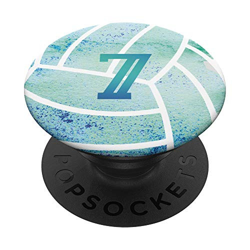 7 Volleyball Turquoise Number Design 7 PopSockets PopGrip: Swappable Grip for Phones and Tablets 7 Volleyball Turquoise Number Design 7 PopSockets PopGrip: Swappable Grip for Phones and Tablets