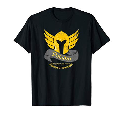 Paladin Holy Warrior Dungeons Board Game DM D20 RPG Gamer T-Shirt
