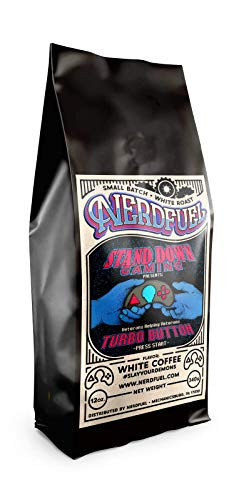 NerdFuel Turbo Button Ground White Coffee (Ground Coffee)