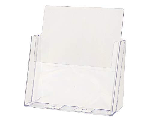Marketing Holders 8 1/2" W x 11" H Magazine Holder Display Rack Organizer Countertop Leaflet Catalog Booklet Pamphlets Letter Size Document Handout Legal