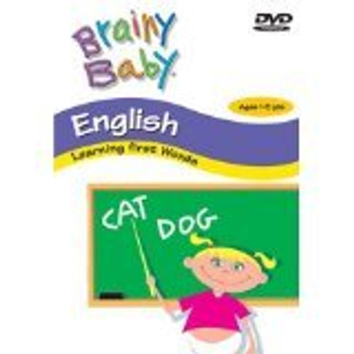 Brainy Baby Teach Your Child English: Learning First Words DVD Classic Edition Brainy Baby Teach Your Child English: Learning First Words DVD Classic Edition