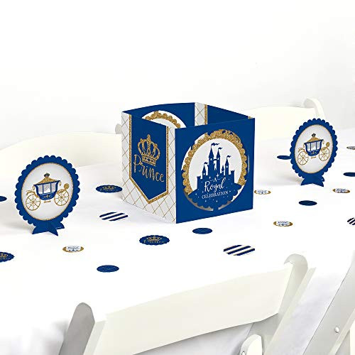 Big Dot of Happiness Royal Prince Charming - Baby Shower or Birthday Party Centerpiece and Table Decoration Kit Big Dot of Happiness Royal Prince Charming - Baby Shower or Birthday Party Centerpiece and Table Decoration Kit