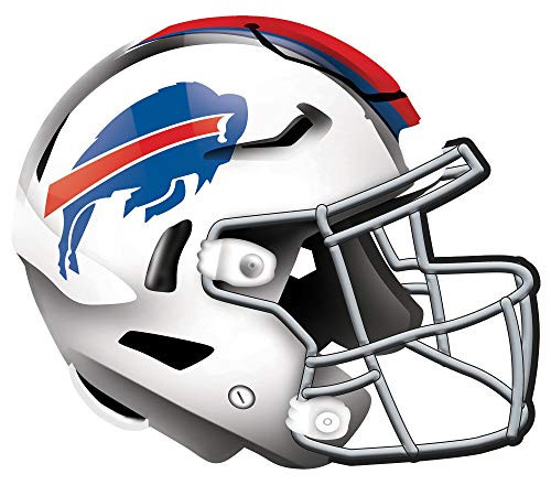 NFL Buffalo Bills Unisex Buffalo Bills Authentic Helmet, Team Color, 12 inch