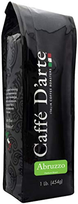 Caffe D'arte Abruzzo Blend Ground Coffee, Medium Roast, 16 Ounce Bag Caffe D'arte Abruzzo Blend Ground Coffee, Medium Roast, 16 Ounce Bag