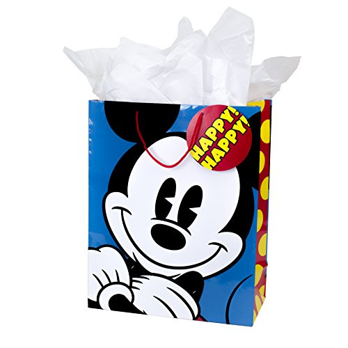 Hallmark Extra Large Gift Bag with Tissue Paper (Mickey Mouse)