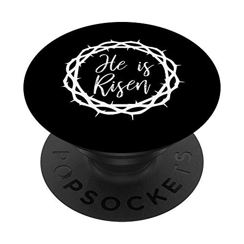 He is Risen Resurrection Christian Easter Sunday PopSockets Grip and Stand for Phones and Tablets