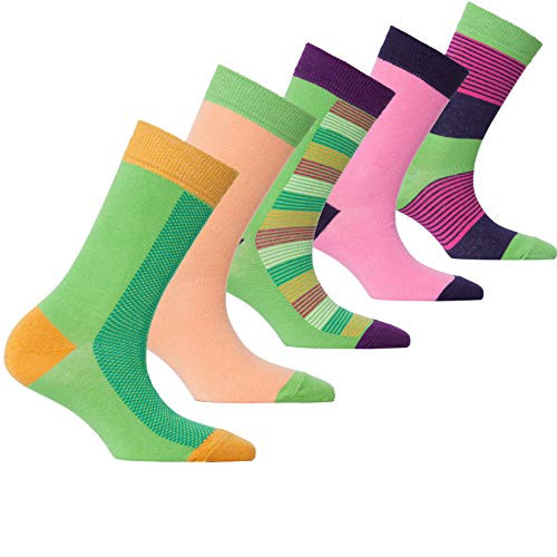Socks n Socks Women's Girls 5pk Novelty Funny Crazy Cute Fun Crew Socks Gift Box Socks n Socks Women's Girls 5pk Novelty Funny Crazy Cute Fun Crew Socks Gift Box