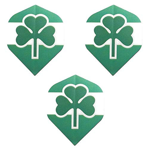 Designa Metronic Ireland Fighting Irish Flag Clover 75 Micron Patriot Strong Standard Dart Flights (1 Set).