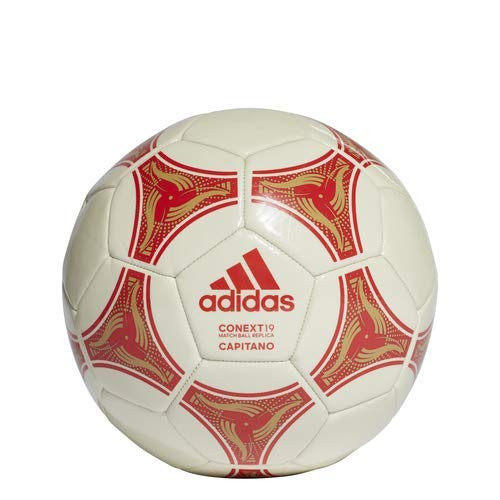 adidas Conext 19 Capitano Soccer Ball Raw White/Active Red/Raw Sand 3