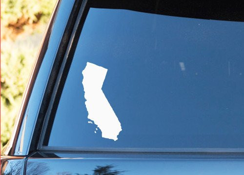 AK Wall Art California State State Shape Native Local - Vinyl Decal - Car Phone Helmet - Select Size