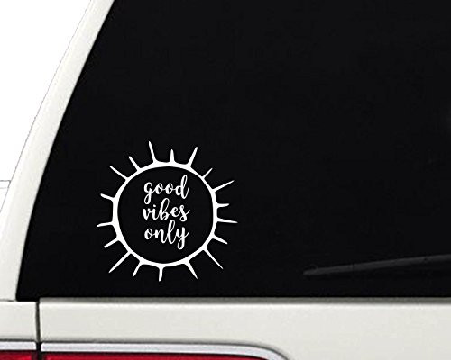 AK Wall Art Good Vibes Only - Vinyl Decal - Car Phone Helmet - Select Size