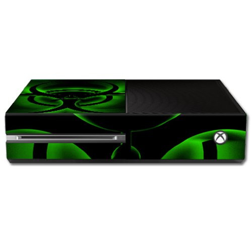 MightySkins Skin Compatible with Microsoft Xbox One Console wrap Sticker Skins Bio Glow
