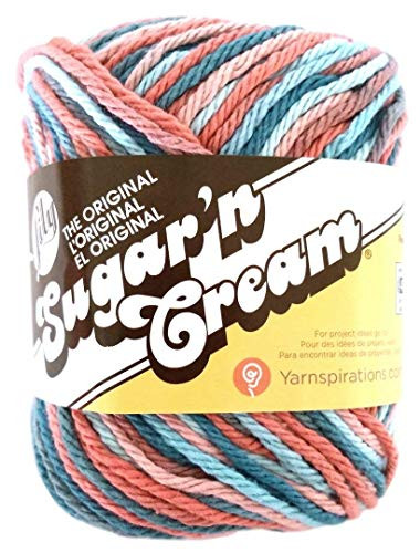 Spinrite Sugar'n Cream Yarn - Ombres-Coral Seas