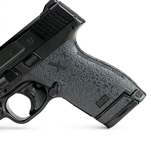 Foxx Grips -Gun Grips Compatible for Smith  and  Wesson M and P Shield 2.0 9/40 (Rubber Grip Enhancement). (Black)
