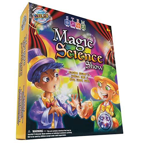 WILD Science Magic Science Show - Explore Amazing STEM Experiments - Easy to Follow Activities - Introduction to Science and Magic