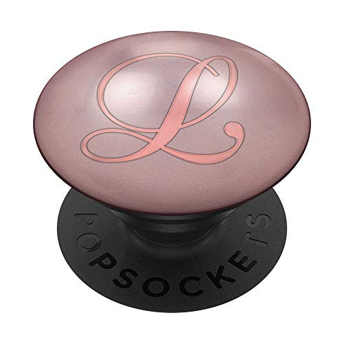 Letter L Golden Rose. Initial L Pink Design PopSockets Grip and Stand for Phones and Tablets Letter L Golden Rose. Initial L Pink Design PopSockets Grip and Stand for Phones and Tablets