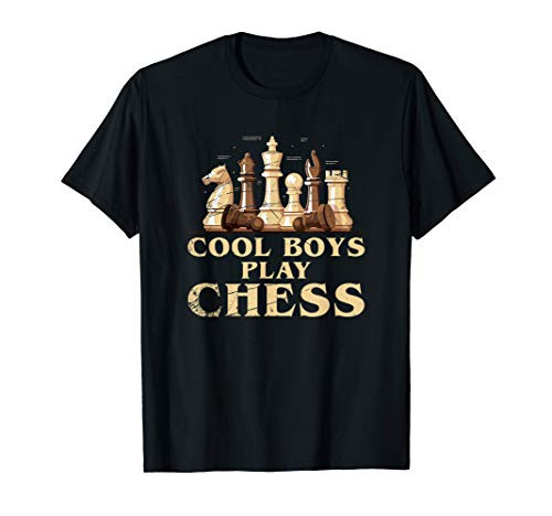 Funny Chess Player Boy Men Gift Board Game Chess T-Shirt