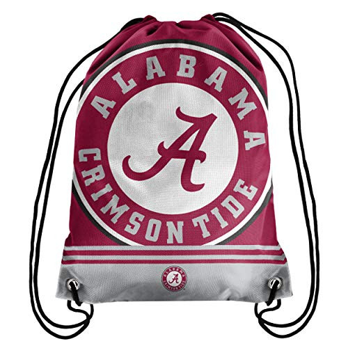 FOCO Big Logo Drawstring Backpack  Limited Edition Bag  NCAA Gear (Alabama)